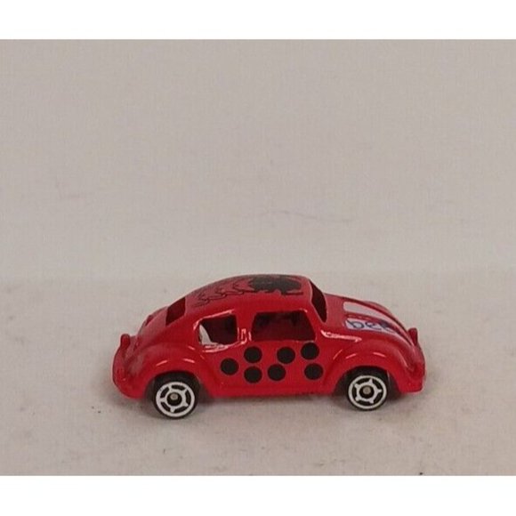 VW Volkswagon RedBox Beetle Diecast Bug Vintage 1:87 Scale Orange Good Condition - Picture 4 of 9